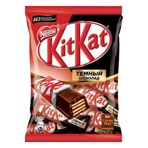 Темный шоколад Kit Kat dark с хрустящей вафлей 169 г в Бристоль