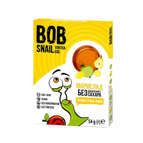 Мармелад фруктовый Яблоко, груша, лимон Bob Snail 54 г в Бристоль