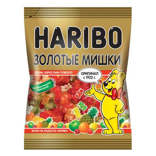 Мармелад Haribo жевательный золотые мишки 70 г в Бристоль