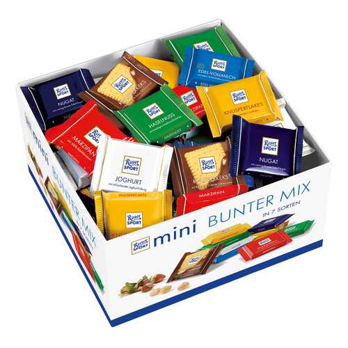 Набор мини-шоколада Ritter Sport bunter mix 1400 г в Бристоль