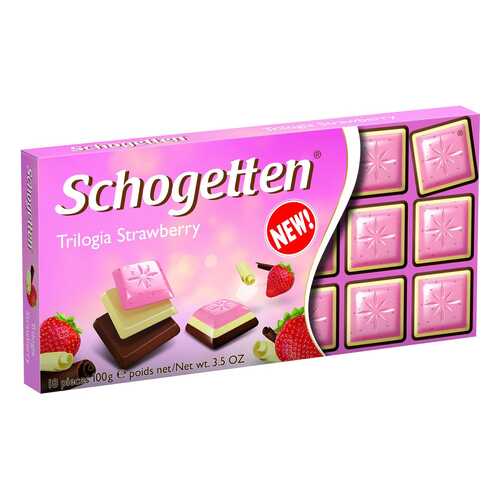 Шоколад Schogetten trilogia strawberry 100 г в Бристоль