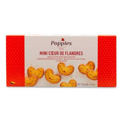 Печенье Poppies Мини -Сердечки125г Бельгия в Бристоль