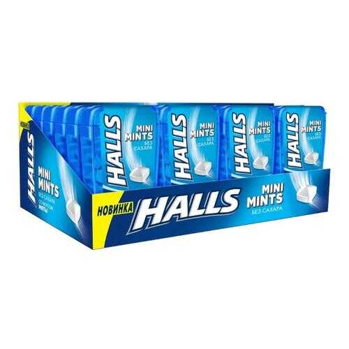 HALLS Mini Mints конфеты без сахара со вкусом мяты 12,5г по 24 шт в Бристоль