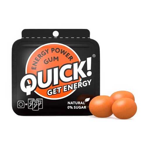 Жевательная резинка QUICK энергетическая 15 г в Бристоль