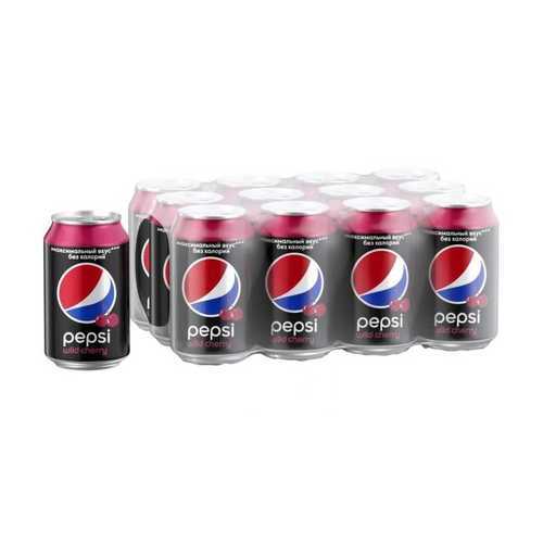Напиток Pepsi Cherry газированный ж/б 0.33 л упаковка 12 шт в Бристоль