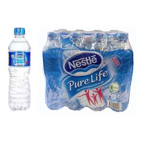 Вода Nestle pure life питьевая 0.5 л 12 штук в упаковке в Бристоль